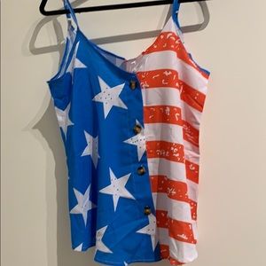 Patriotic tank